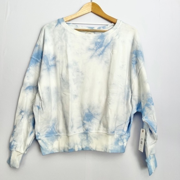 new Billabong Blue Tie Dye Lazy Way Sweatshirt US L - Picture 3 of 9